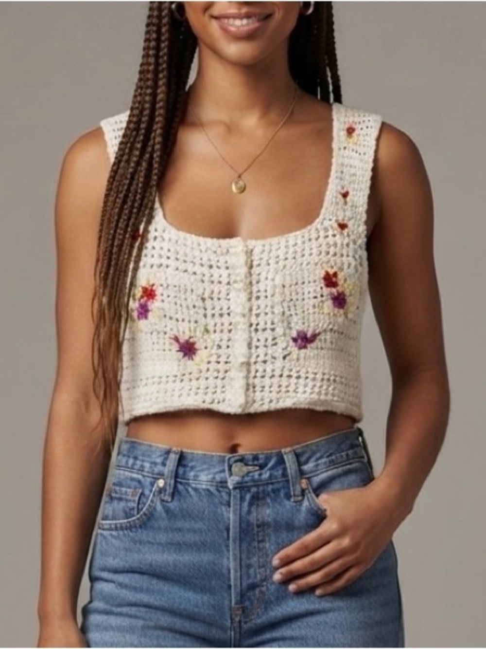 Free People Wildflowers Cardi Size S